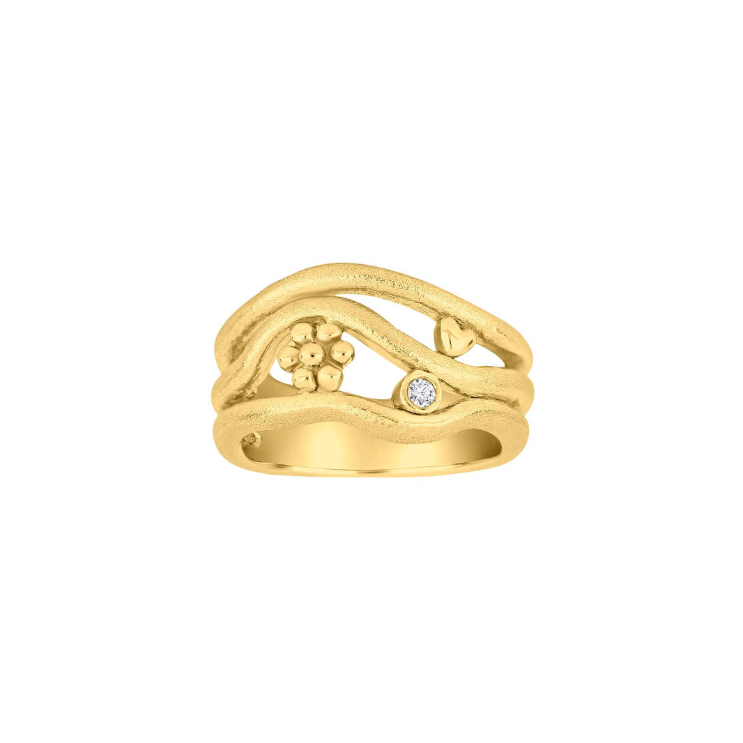 Rod. silver ring w/cz