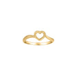 Rod. silver heart ring
