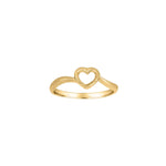 Rod. silver heart ring