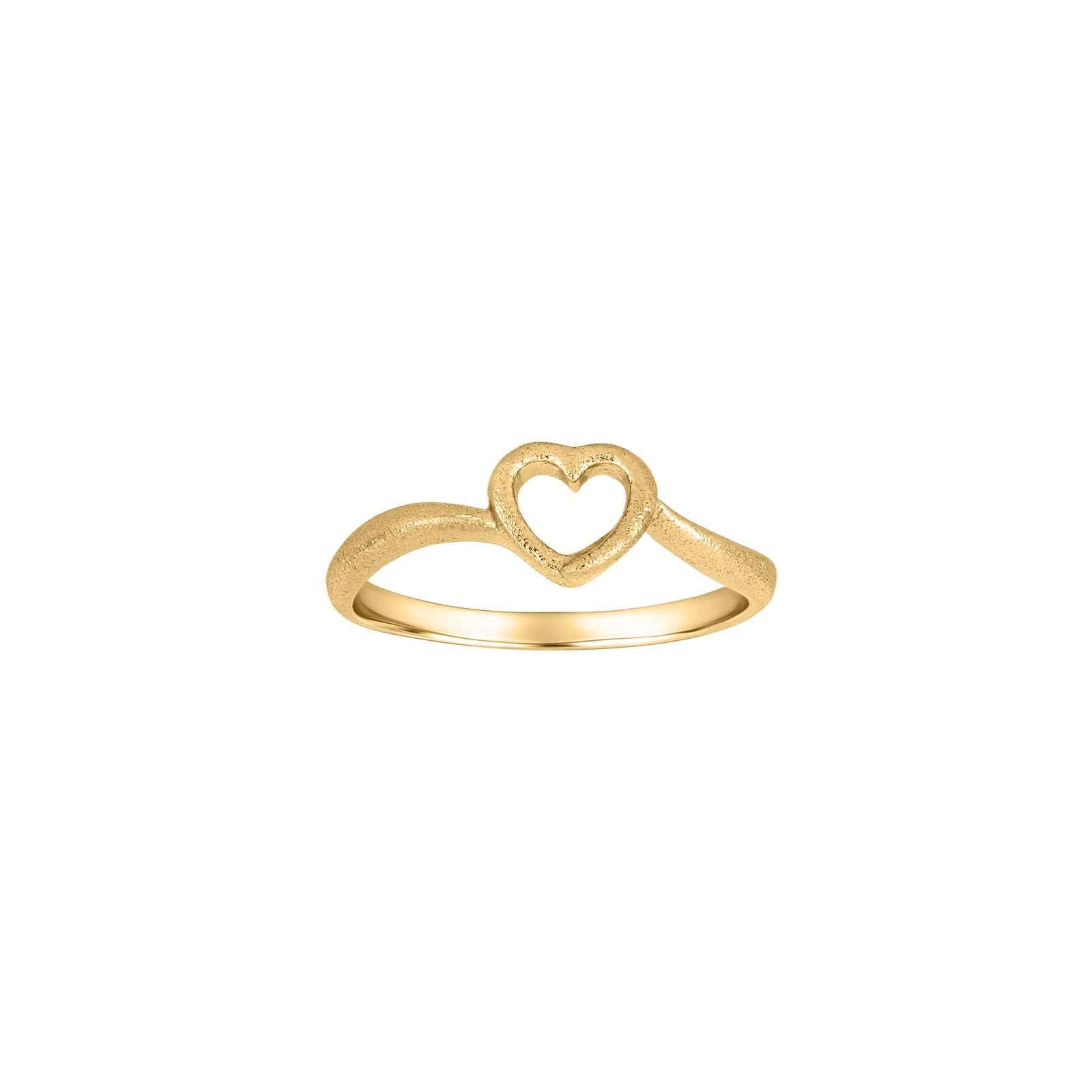 Rod. silver heart ring