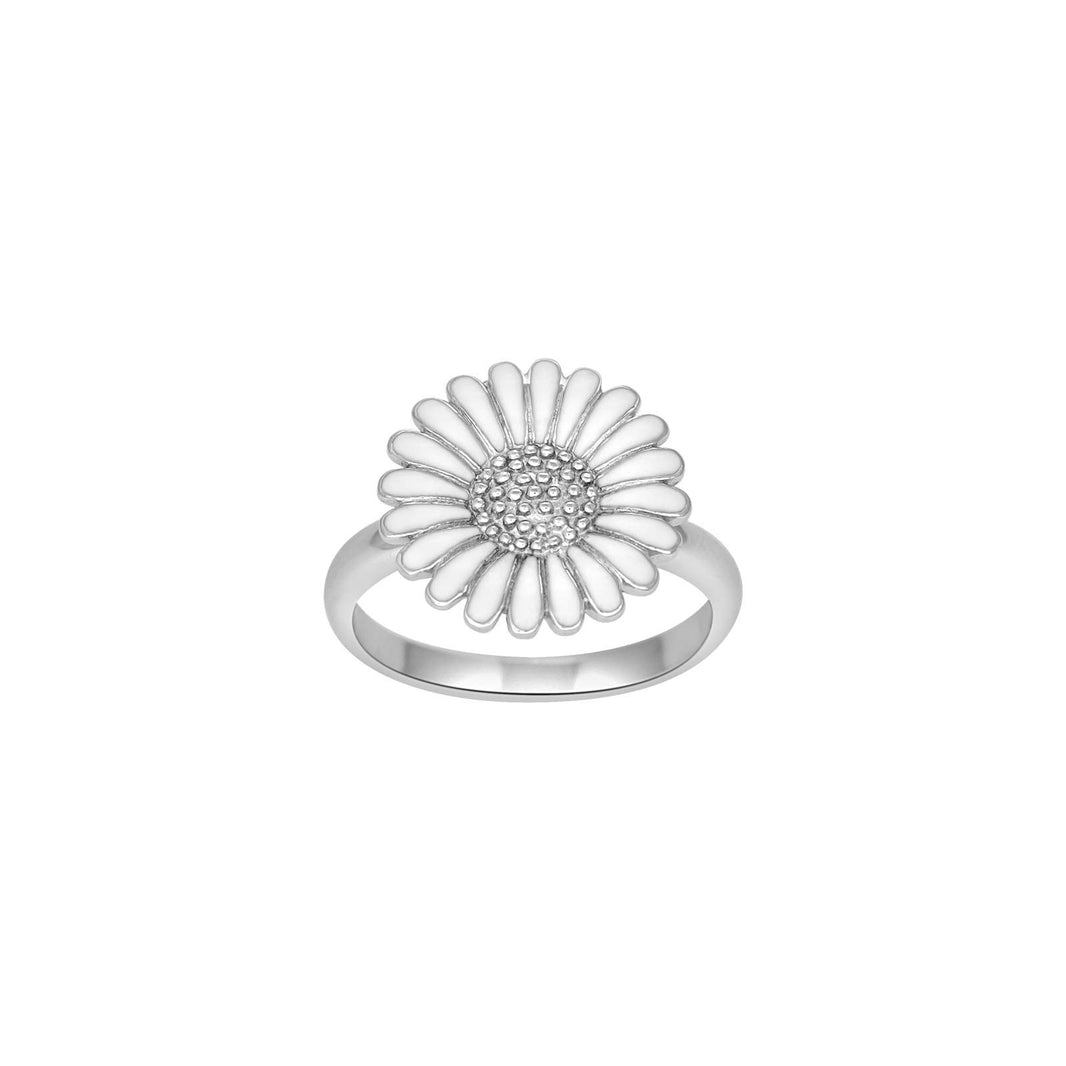 Rod. silver ring Daisy 15mm