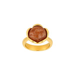 Silver forg. call FlowerStor w/sunStone