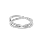 Rod. silver ring cross