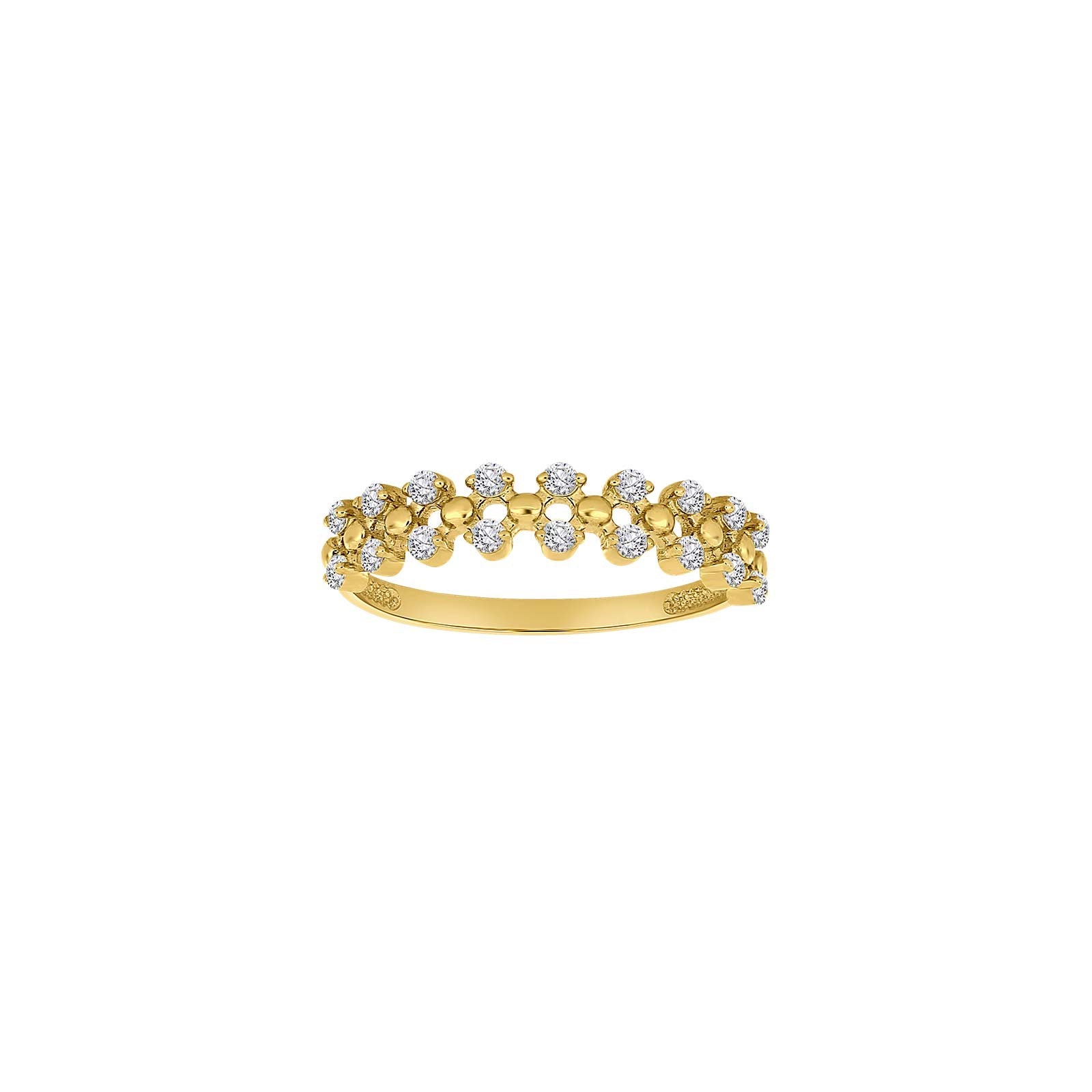 8ct. gold ring w/cz
