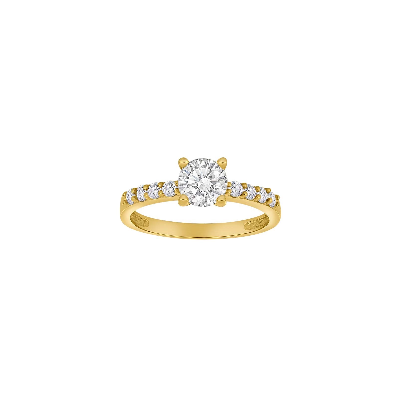 8ct. gold ring w/cz