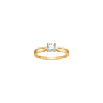 8ct. gold ring w/cz