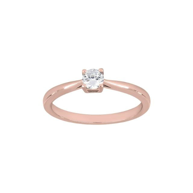 Rhd. sølv ring 4mm grab HEGENOR