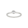 Rhd. silver ring 4mm tube HANNANOR