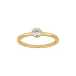 Rhd. silver ring 4mm tube HANNANOR