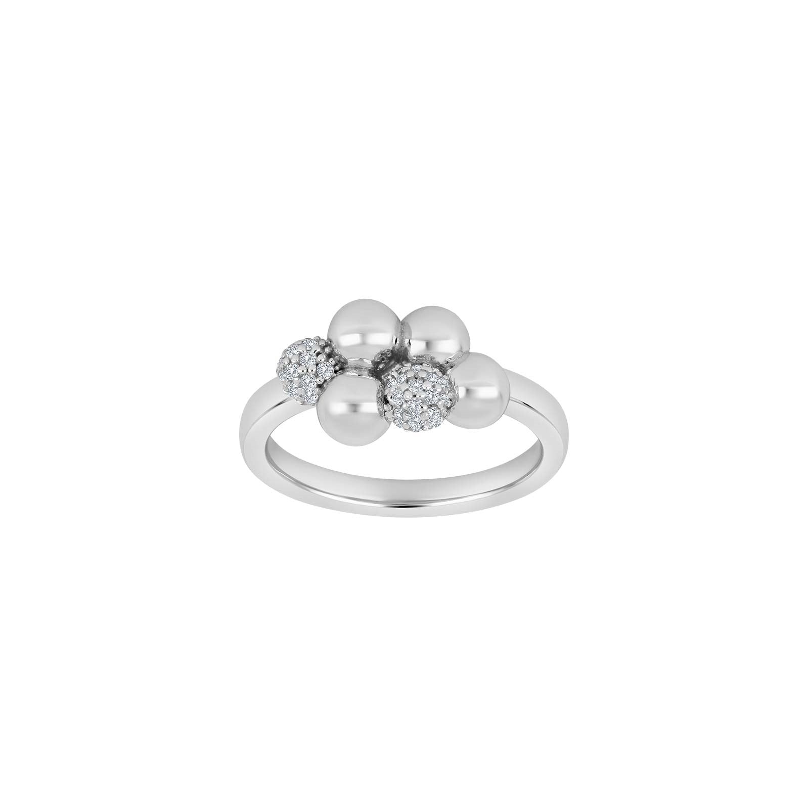 Rhd. Silver ring OLINANOR