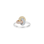 Rhd. Silver ring OLIVIANOR