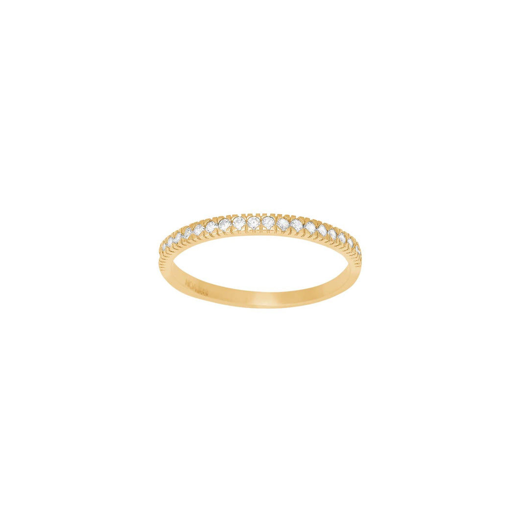 8ct. gold ring w/cz