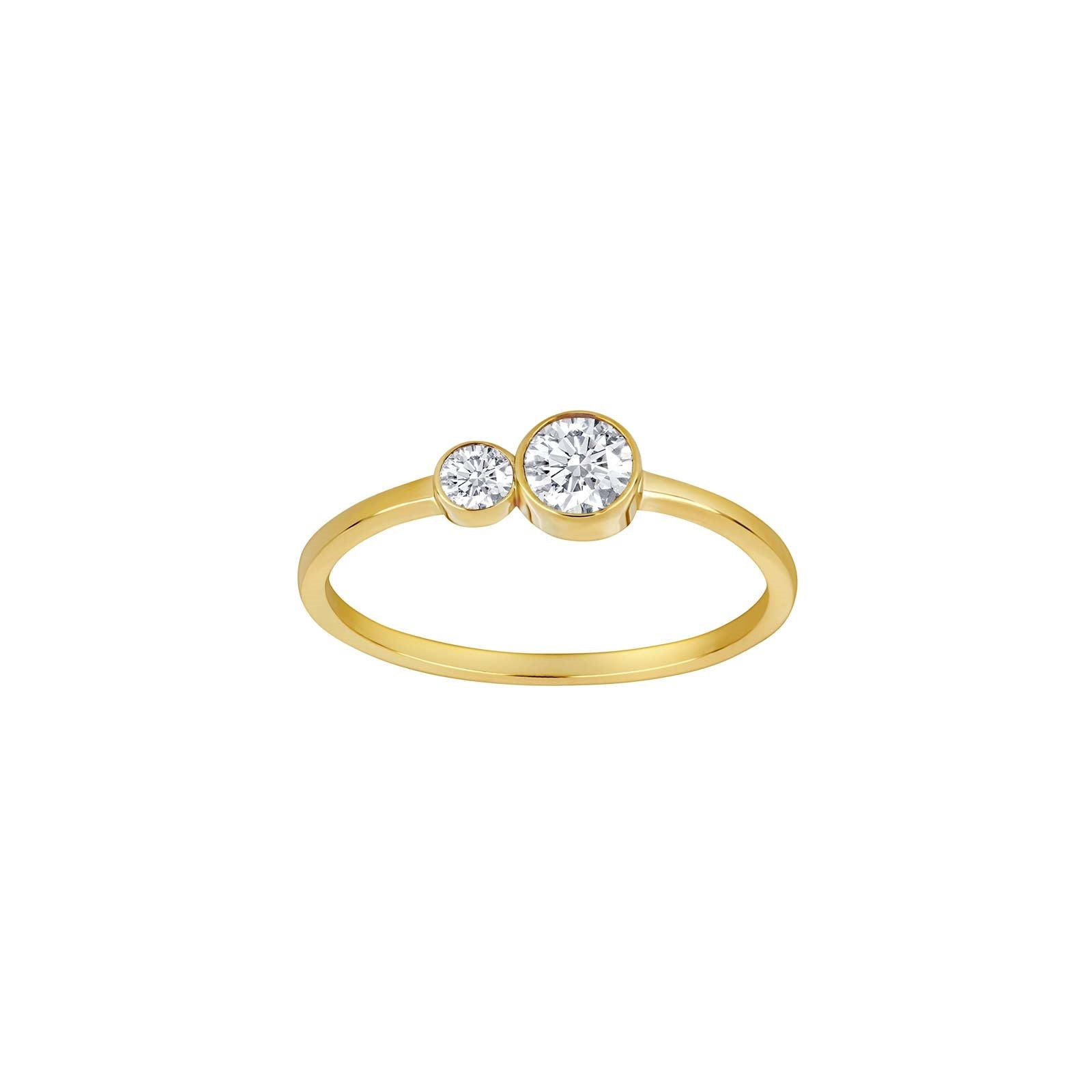 8ct. gold ring w/cz