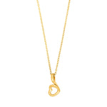 Goldpl. silver pendant incl. Chain