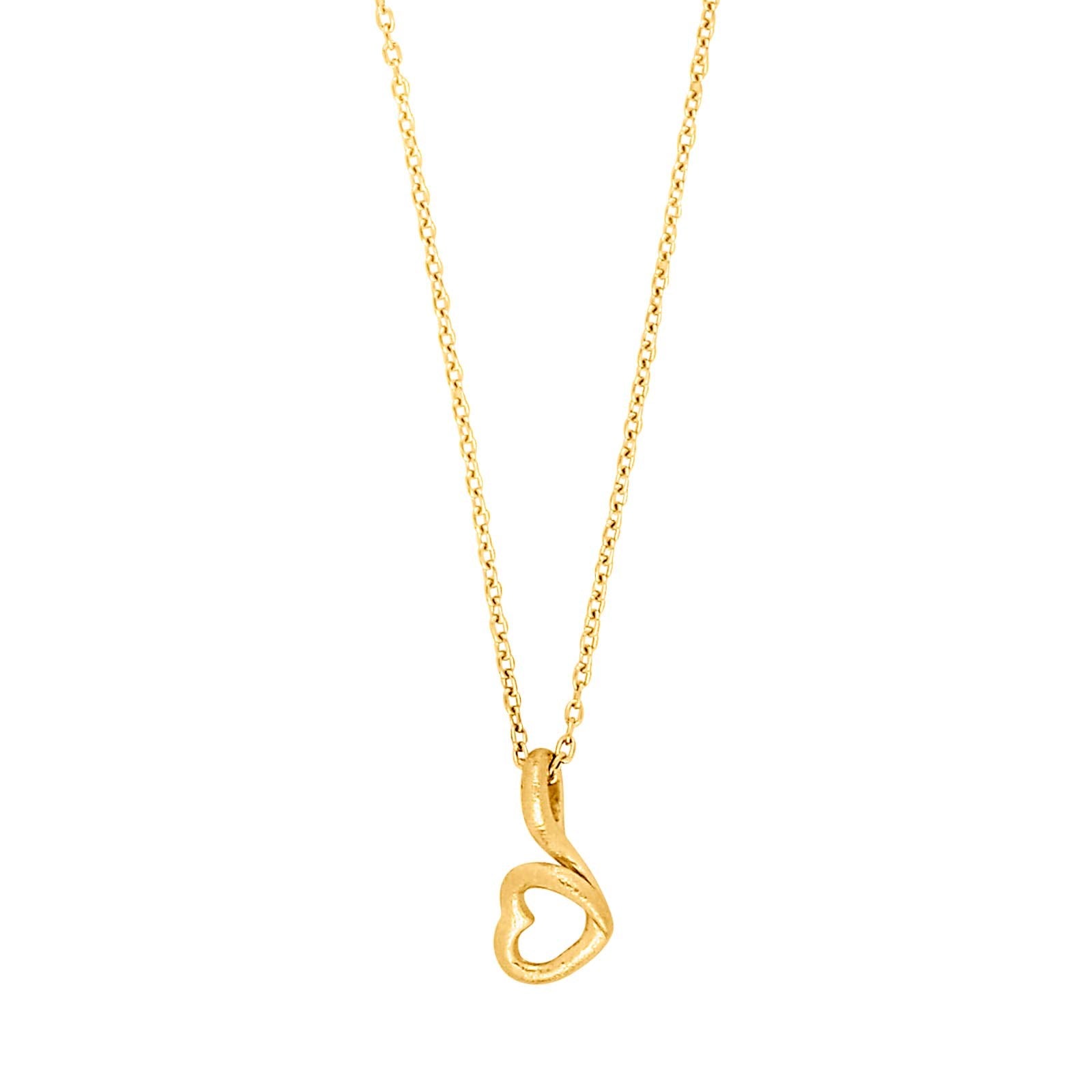 Goldpl. silver pendant incl. Chain