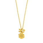Goldpl. silver pendant incl. Chain