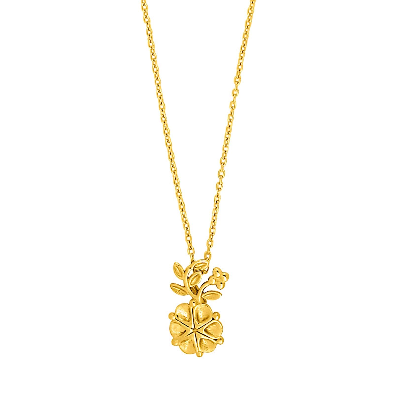 Goldpl. silver pendant incl. Chain