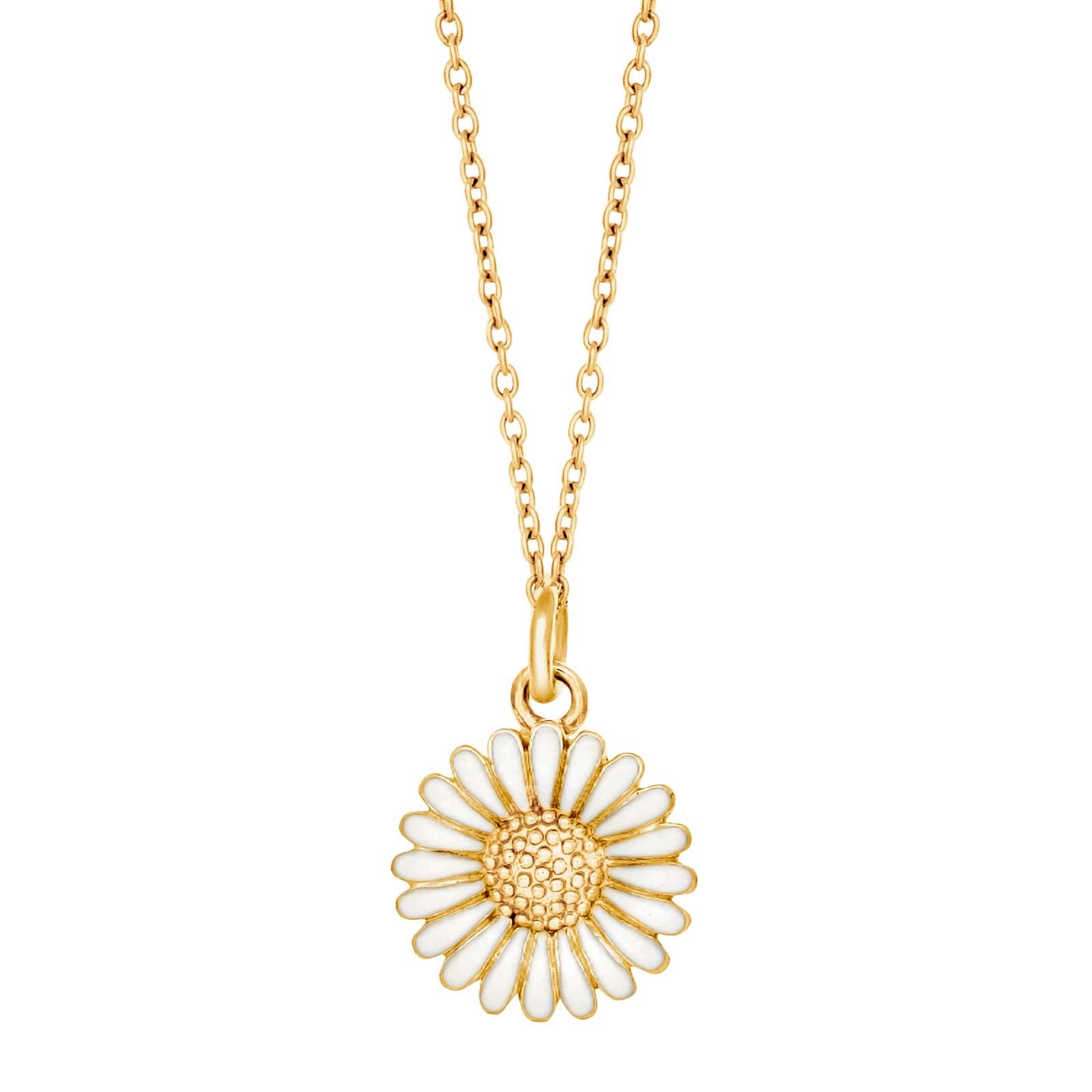Goldpl. silver pendant Marguerite 15mm