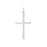 Silver rhodium croos 30mm