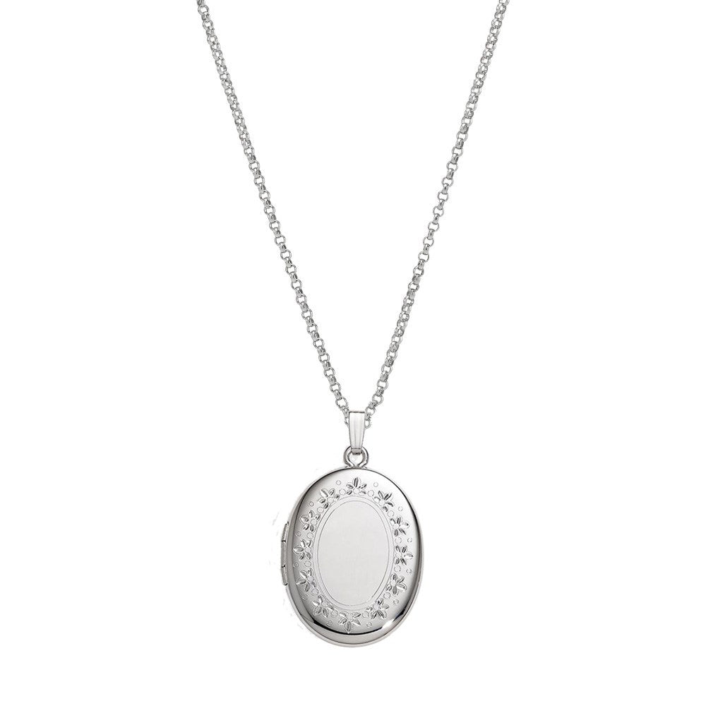 Medallion silver with chain