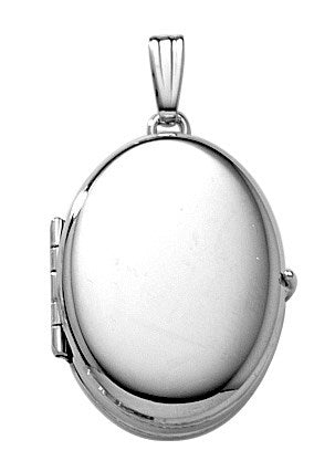 Medallion in rhod. silver