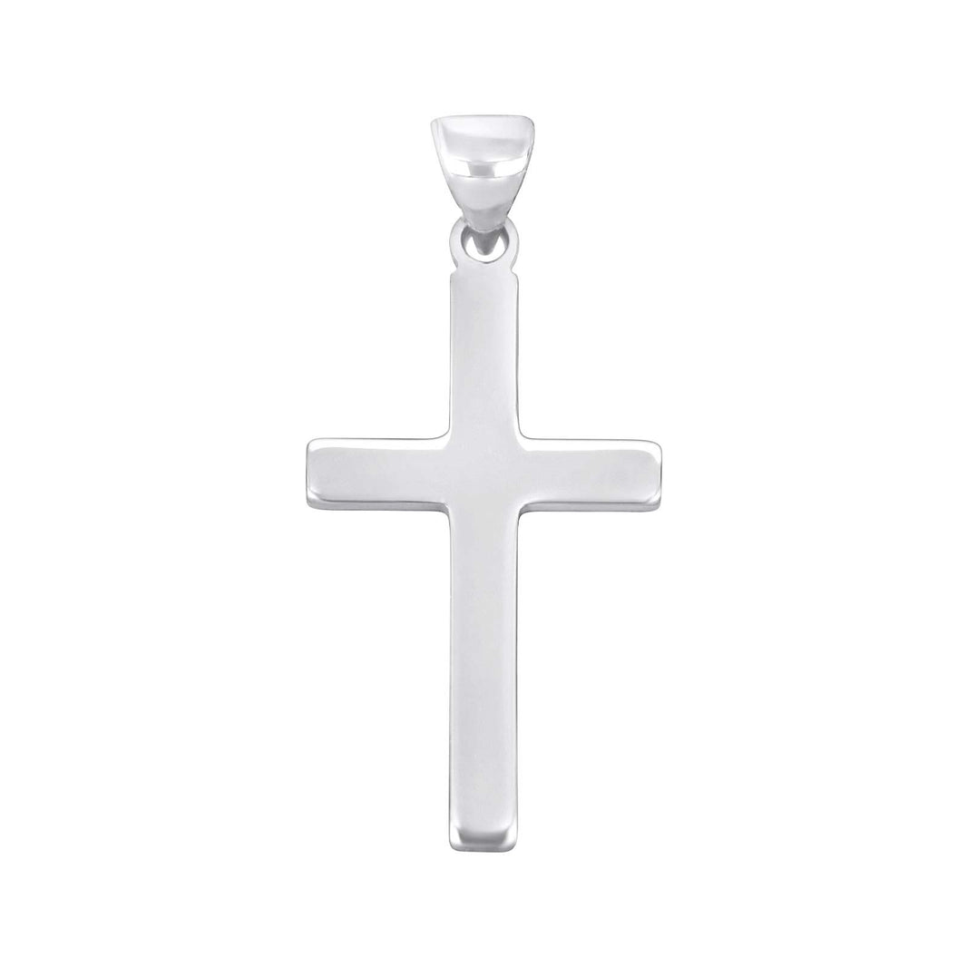 Rhod. Silber Kreuz 28mm