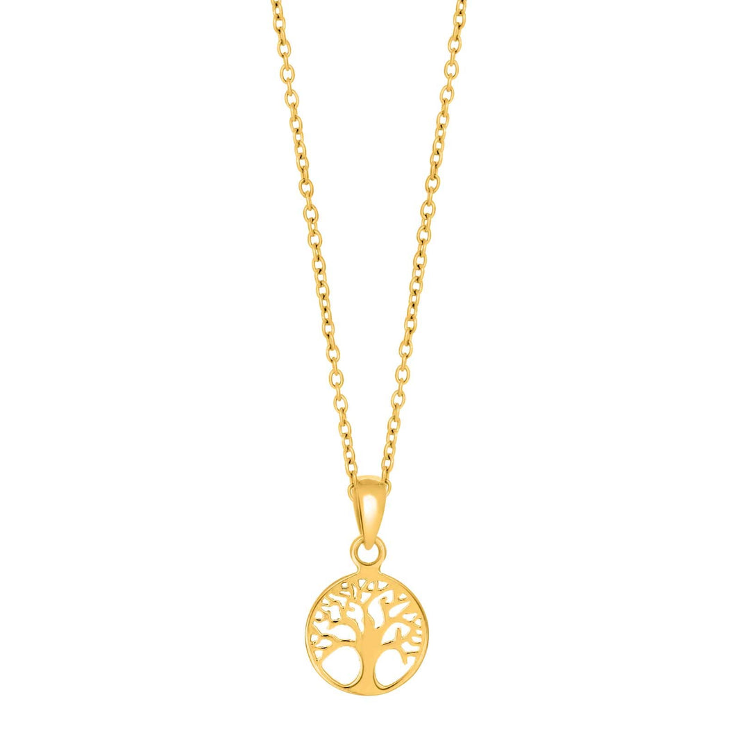 Goldp. silver pendant tree of life incl. chain