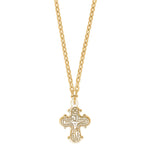 Forg. sølvhalskæde m/dagmarkors