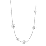 Rhd. Silver necklace BLINK52