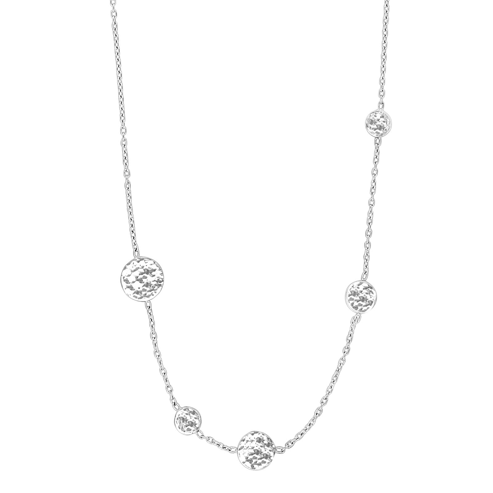 Rhd. Silver necklace BLINK52