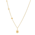 Gold plated silver necklace DROPS52