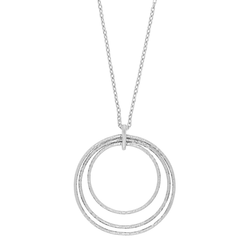 Rhd. Silver necklace ADD52