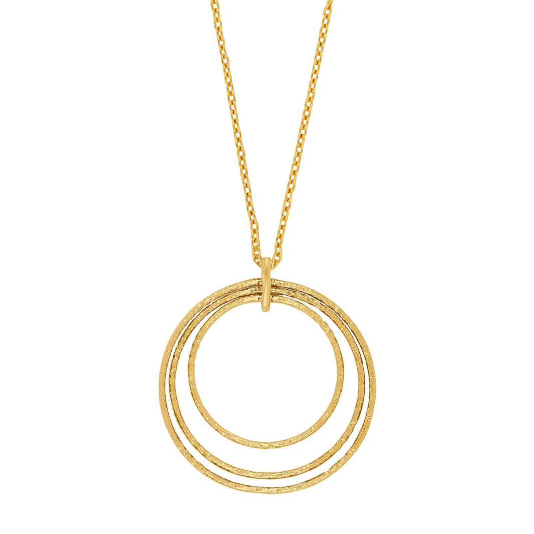 Forgyldt sølv halskæde ADD52