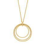 Forgyldt sølv halskæde ADD52