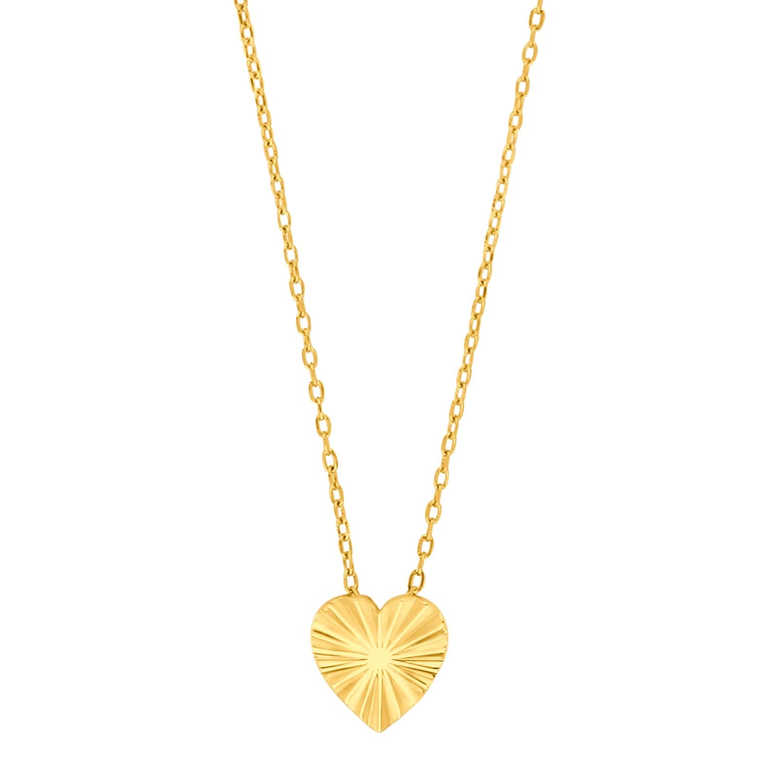 Silver necklace heart ACTOR52