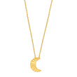 Silver necklace moon ACTOR52