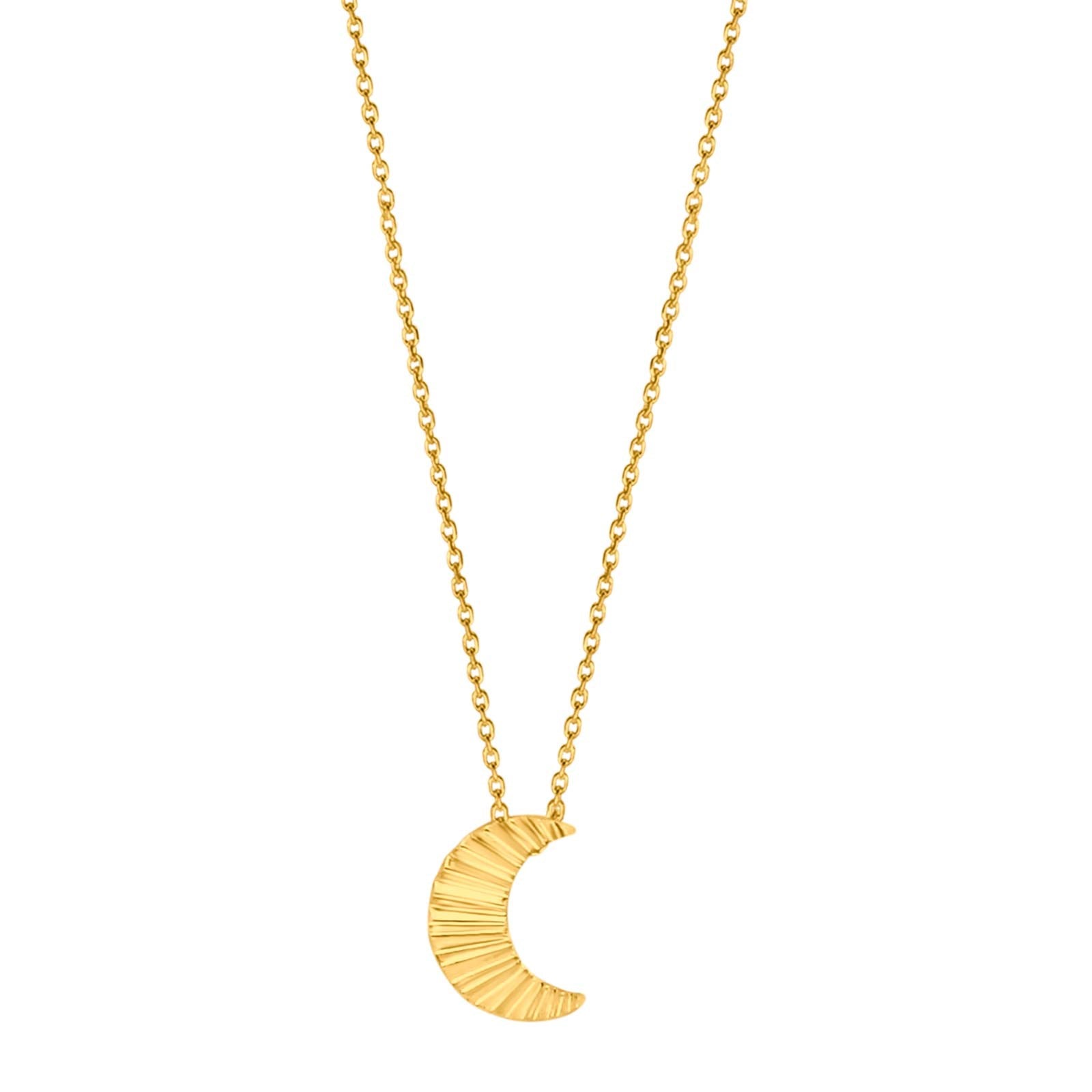Silver necklace moon ACTOR52