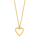 Silver necklace heart SUPERHERO52