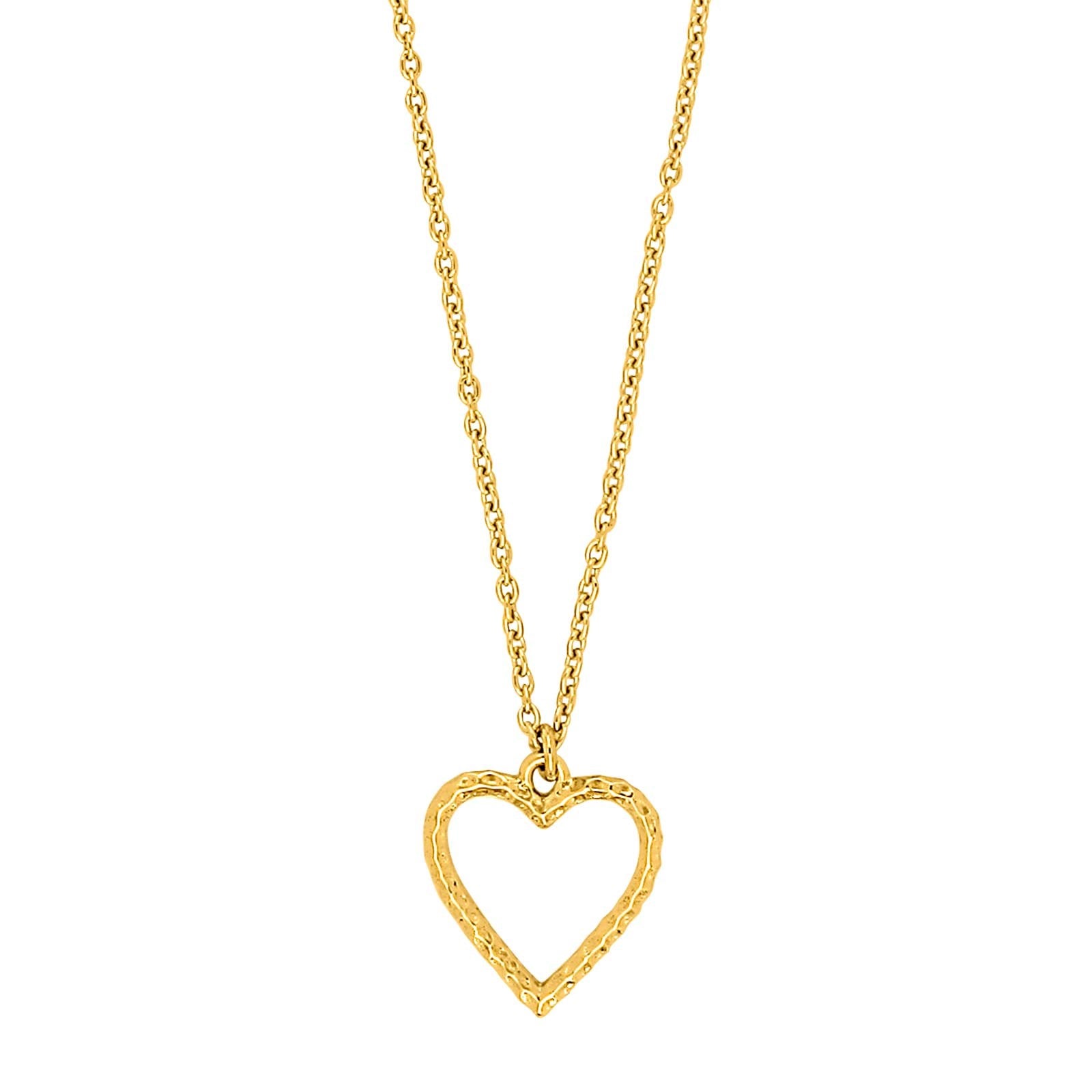 Silver necklace heart SUPERHERO52