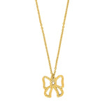 Silver necklace bow SUPERHERO52