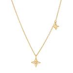 Gold plated silver necklace STARA52