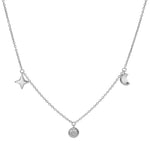 Rhd. silver necklace UNIVERSE52