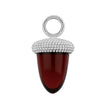 Quartz glass acorn shape