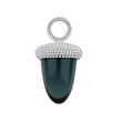 Quartz glass acorn shape