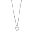 Silver pendant AIDANOR heart 8mm