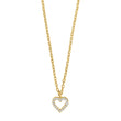 Silver pendant AIDANOR heart 8mm