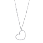 Rhd. Silver necklace
