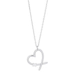 Rhd. Silver necklace