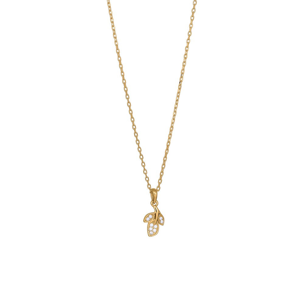 Gold-plated silver neckl ELMYNOR  42+3cm