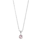 Rhd. Silver necklace HILDANOR